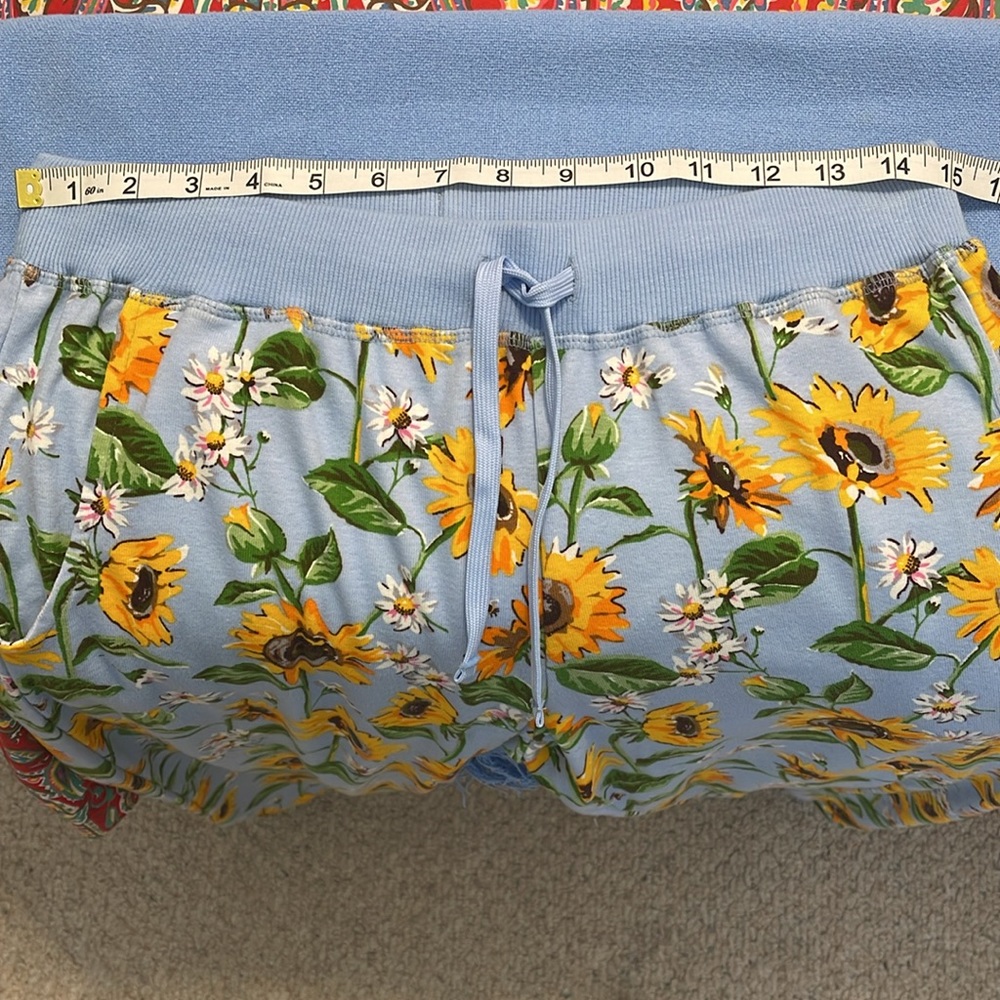 SOLD ON EBAY Vera Bradley Pajama Pants in Sunflower Sky size Small NWT - Picture 7 of 8